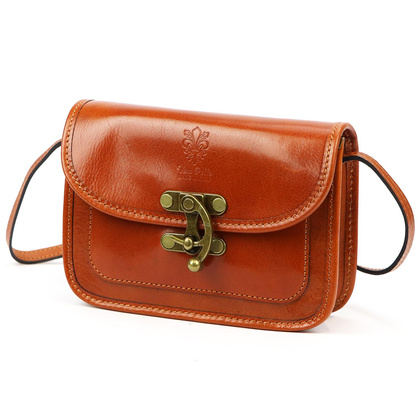 Skórzana torebka damska Florence 57 Camel