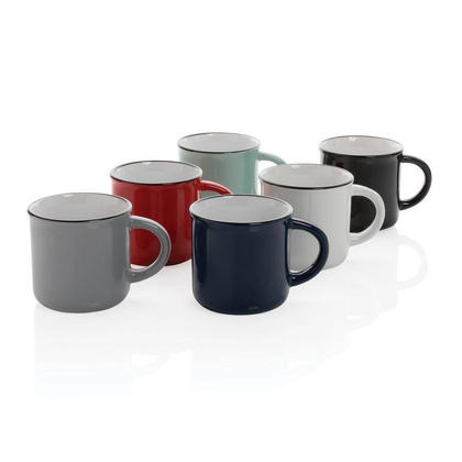 Kubek ceramiczny 280 ml UPOMINKARNIA Czarny