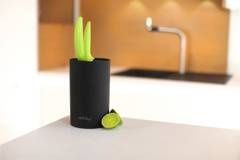 Stojak do noży Nero czarny 35466