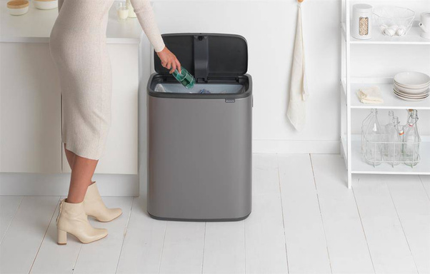 Kosz na śmieci Touch Bin Bo 60l platyna 223068