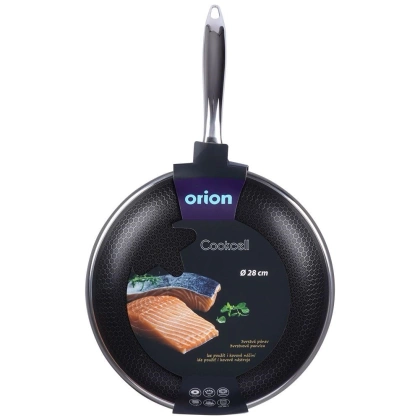Patelnia stalowa nieprzywierająca premium COOKCELL HYBRYD 28 cm