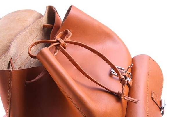 Ogromny plecak skórzany KEMER VOOC Vintage P40 naturalny