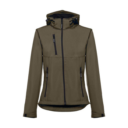 THC ZAGREB WOMEN. Damska kurtka softshell taliowana