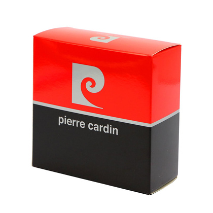 Pasek skórzany męski PIERRE CARDIN 507 KAM01 Czarny
