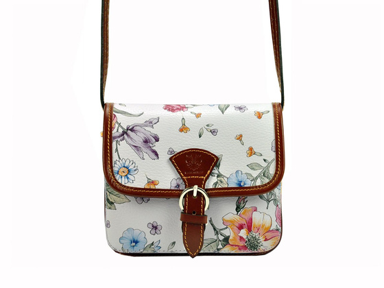 Torebka damska skórzana KEMER 112 FL Granatowy