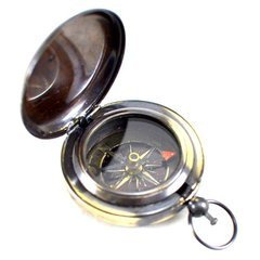 Mały mosiężny kompas - wykończenie antyk NC2884