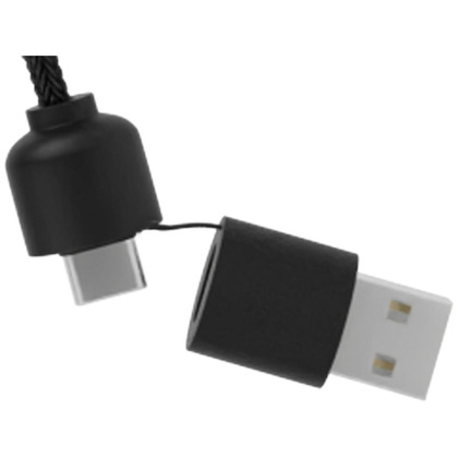SCX.design C37 kabel do ładowania z podświetlanym logo 3-w-1 rPET i z okrągłą drewnianą obudową