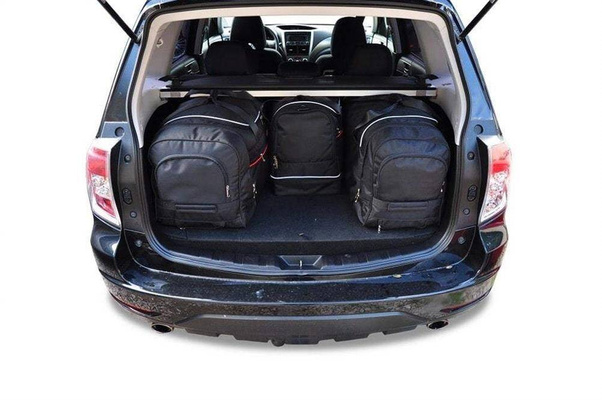 SUBARU FORESTER 2008-2013 TORBY DO BAGAŻNIKA 4 SZT KJUST