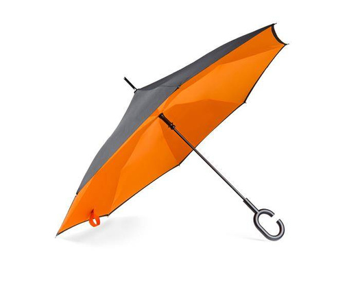 Parasol KEMER REVERS Czarno Pomarańczowy