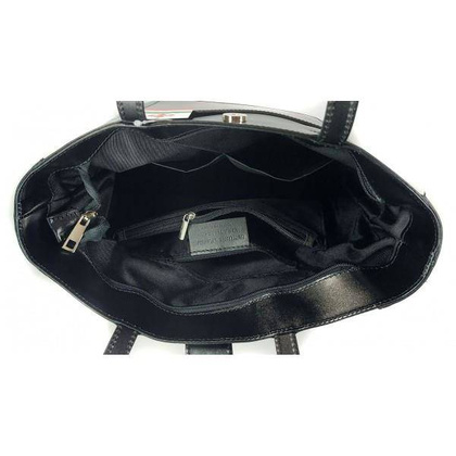 Duży shopper bag na ramię Vera Pelle , Włoska skórzana torba Czerwona  SBKB11R KEMER