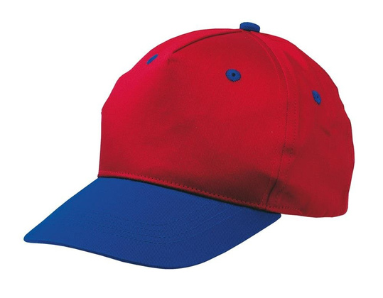 Dziecięca czapka baseballowa CALIMERO, czerwony, niebieski
