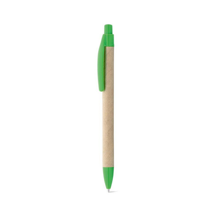 REMI. Długopis z papieru kraft z klipsem