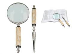 Kpl. Lupa i nożyk do listów