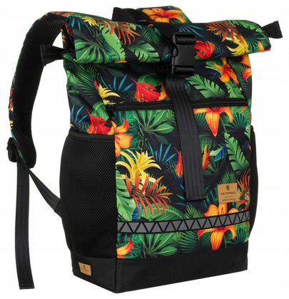 Pojemny, duży plecak damski z poliestru — Peterson