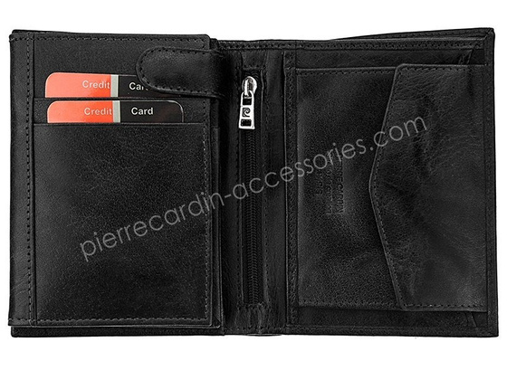 Portfel męski skórzany PIERRE CARDIN FOSSIL TILAK12 326 RFID Popiel