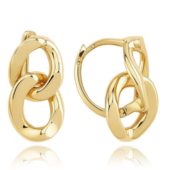 MINET Luksusowe złote kolczyki Au 585/1000 2,60g