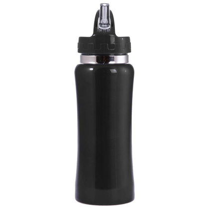 Butelka sportowa 600 ml V4656-03 Czarny
