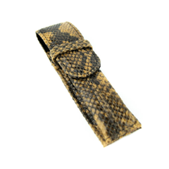 064 Piórnik mała m-k-print wężowy jasny brąz KEMER