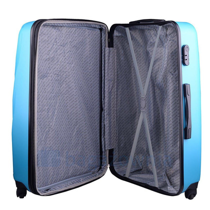 Duża walizka WINGS 304 L Turkusowa