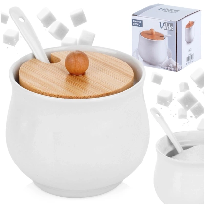 Cukierniczka ceramiczna biała