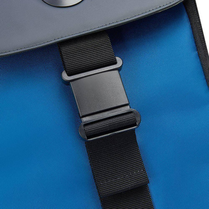 Walizka Delsey Securflap Miejski turkusowy plecak na laptopa 16"