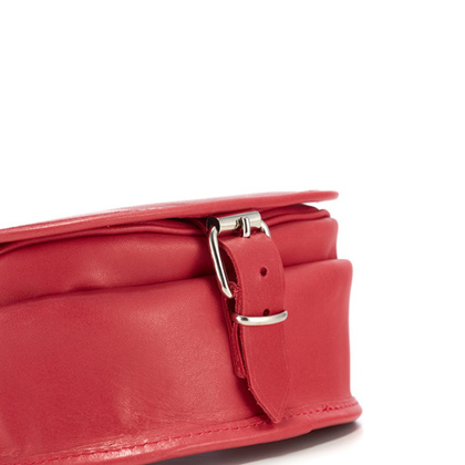 Listonoszka mała torebka KEMER VOOC Vintage P14 Koralowy