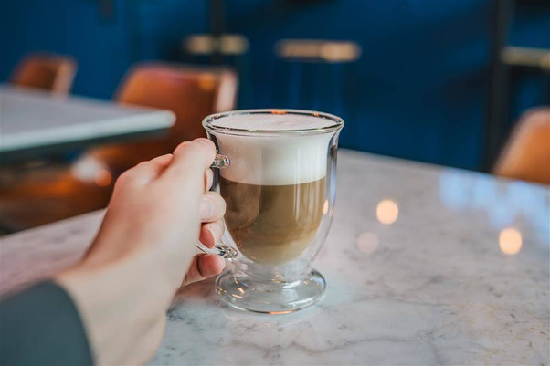 Zestaw 2 szklanek z podwójną ścianką do latte Amo 250 ml 26421