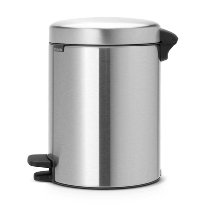 Kosz na śmieci pedałowy Newicon 5l stal matowa 112645