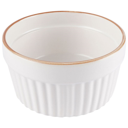 Miseczki do zapiekania porcelanowe białe 2 szt. 170 ml