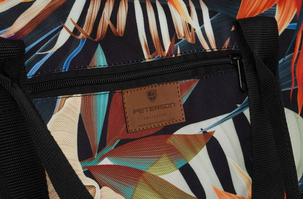 Wzorzysta torba podróżna na bagaż podręczny — Peterson