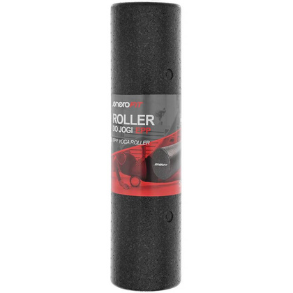 Wałek roller do masażu crossfit Epp czarny 15x90cm 465g Eb fit