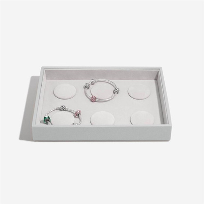 Szkatułka na bransoletki charms Stackers classic kamienna szarość