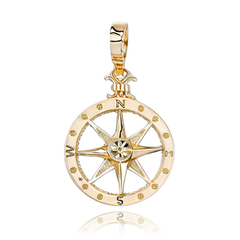 MINET Złoty wisiorek kompas Au 585/1000 0,95g