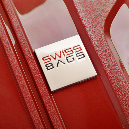 Walizka kabinowa SwissBags Tourist 55 cm czerwony