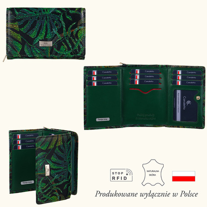 Personalizowany portfel damski z suwakiem BajuBaj PD1225cs161 RFIDPS