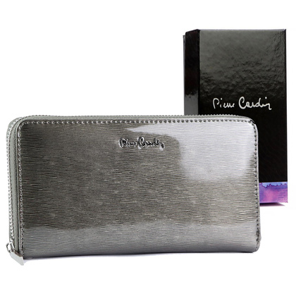 Pierre Cardin Duży skórzany portfel damski