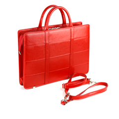 521 Dyplomatka damska pasy - czerwona KEMER