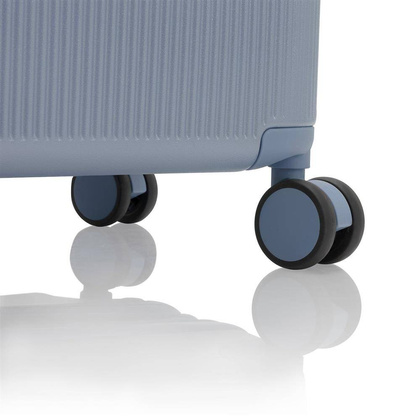 Heys Earth Tones duża niebieska walizka na kółkach 76 cm