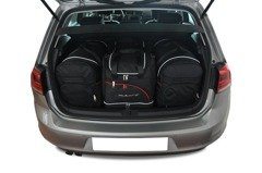 VW GOLF HATCHBACK 2012+ TORBY DO BAGAŻNIKA 4 SZT KJUST