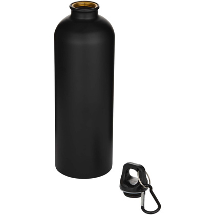Alkes wodoodporny powerbank z karabińczykiem o pojemności 5000 mAh i mocy 12 W, wykonany z tworzyw sztucznych pochodzących z recyklingu