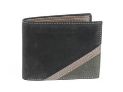 BH-372 SPORT Portfel męski skórzany Szary