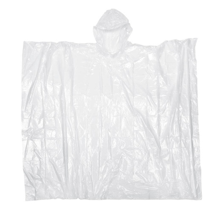 Poncho przeciwdeszczowe ECO SAFE, czerwony