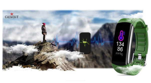 Smartband Giewont GW200-5 + Dodatkowy pasek  zielony