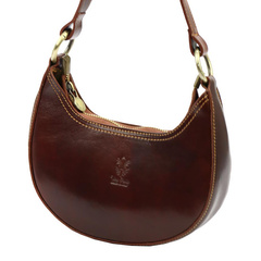 Elegancka damska listonoszka przez ramię KEMER 48 D brązowy