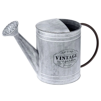 Konewka metalowa dekoracyjna ozdobna ogrodowa