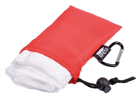 Poncho przeciwdeszczowe ECO SAFE, czerwony