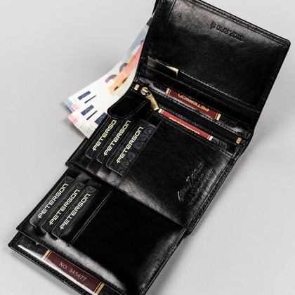 Skórzany portfel męski na karty
