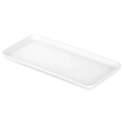 Taca kuchenna do serwowania prostokątna 29,5x15 cm biała