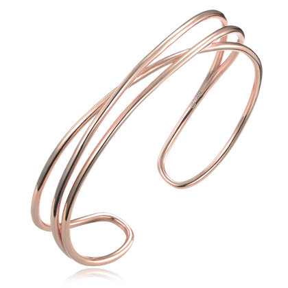 MINET Rosegold srebrna bransoletka Ag 925/1000 12,30g