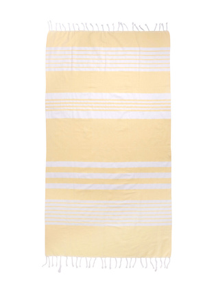 Ręcznik ELLA HAMAM 145X250CM, ŻÓŁTY